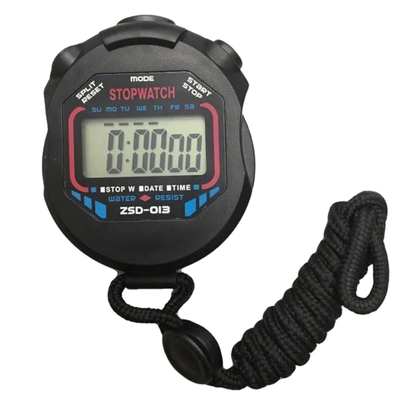 Vector X ZSD-013 Digital Stopwatch (Black)  Precise Timing, Sleek Design, Multi-Functional Sports Timer