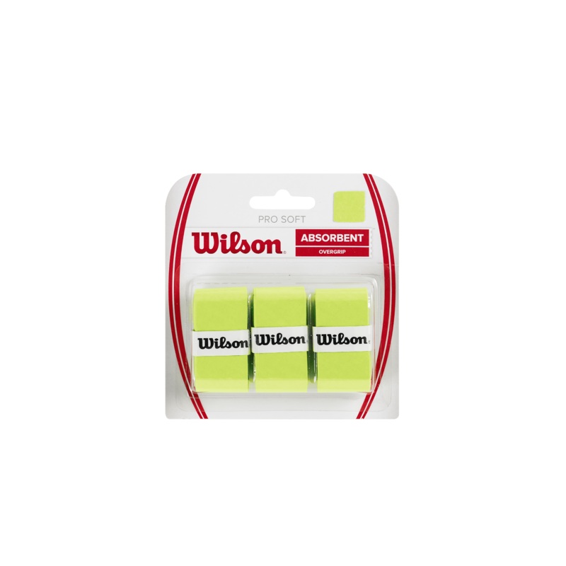 Wilson Pro Soft Overgrip 3 Pack – Lime