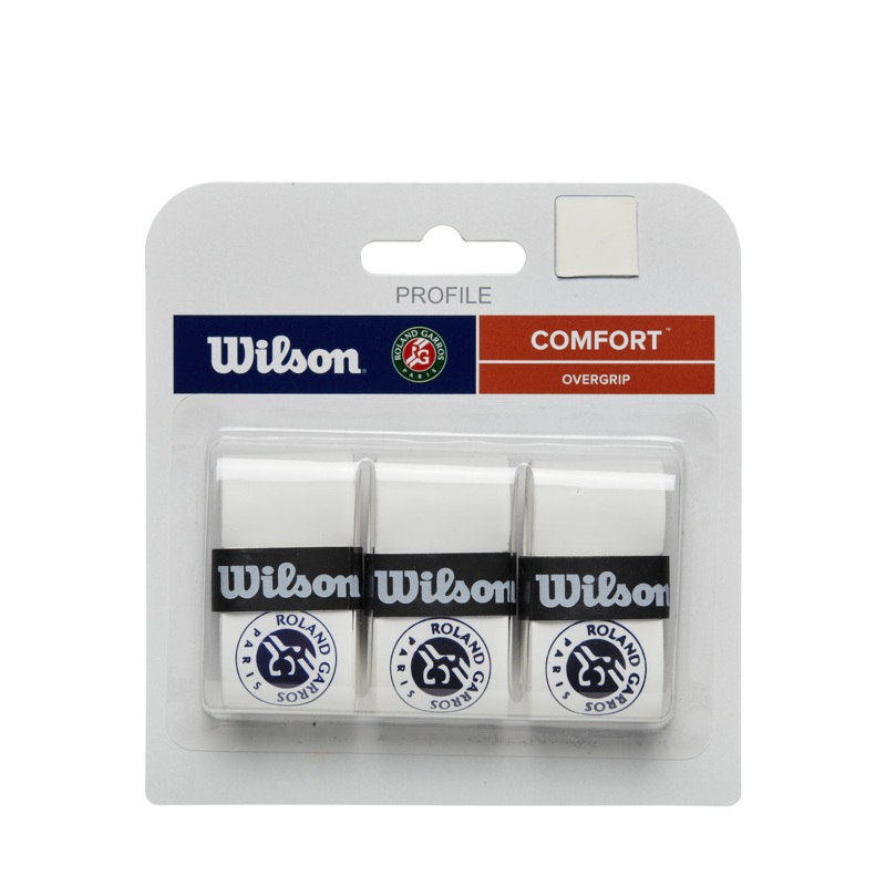 Wilson Roland Garros Overgrips – White/Navy