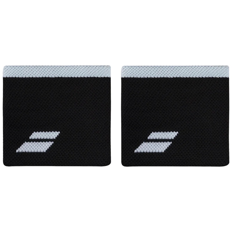 Babolat Logo Wristband – Black/White
