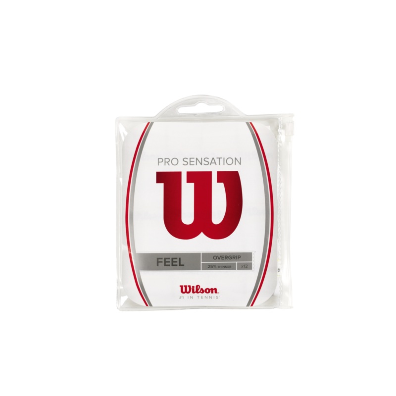 Wilson Pro Overgrip Sensation 12 Pack – White