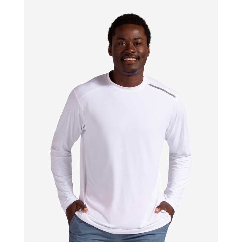 Bloq UV  Men’s Jet Crew – White