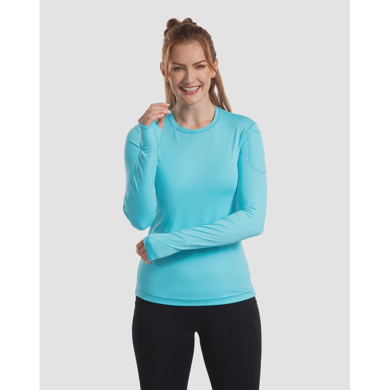 Bloq UV Women’s 24/7 LS To Light Turquoise