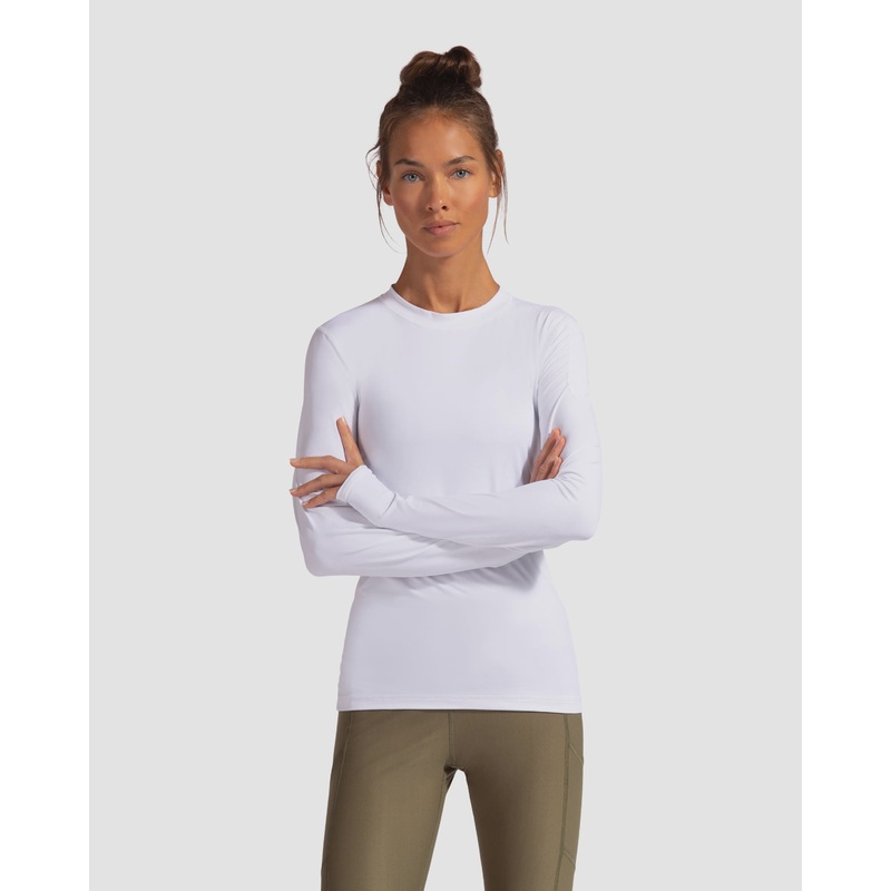 Bloq UV Women’s 24/7 LS Top – White