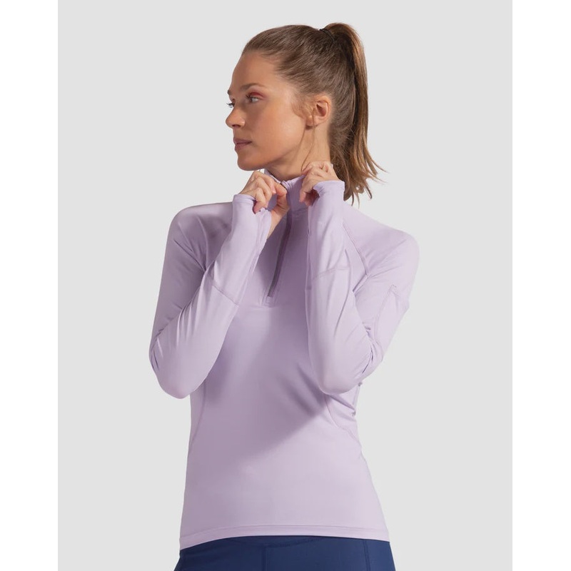 Bloq UV Women’s Mock Zip Top –