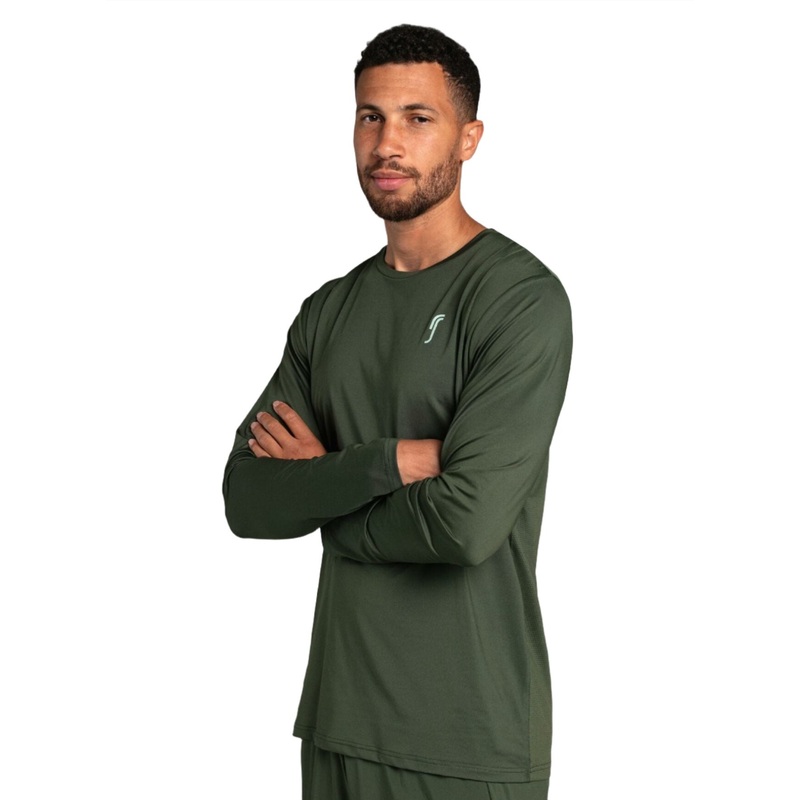 RS Long Sleeve Tee- Deep Green